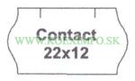 Cenov etikety 22x12 oranov CONTACT
Kliknutm zobrazte podrobnosti.